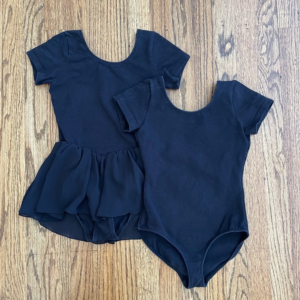 Bloch Ballet Leotards Black Kids Dance Costumes